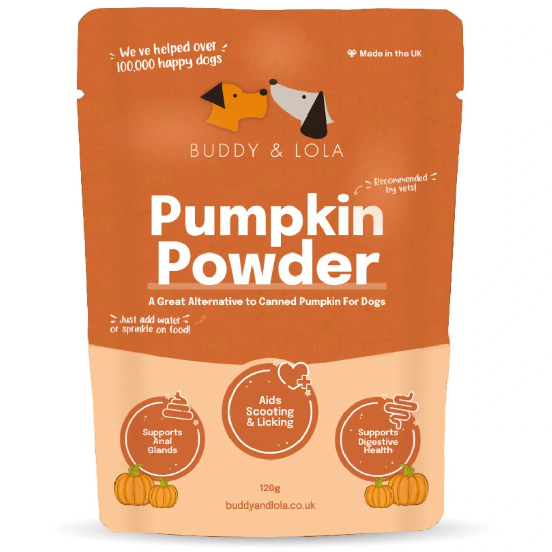 Natural Pumpkin Powder for Dogs Digestive Anal Gland Support