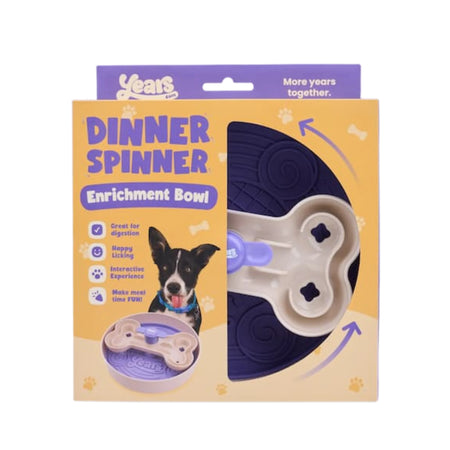 Years Dinner Spinner Slow Feeder Puzzle Bowl